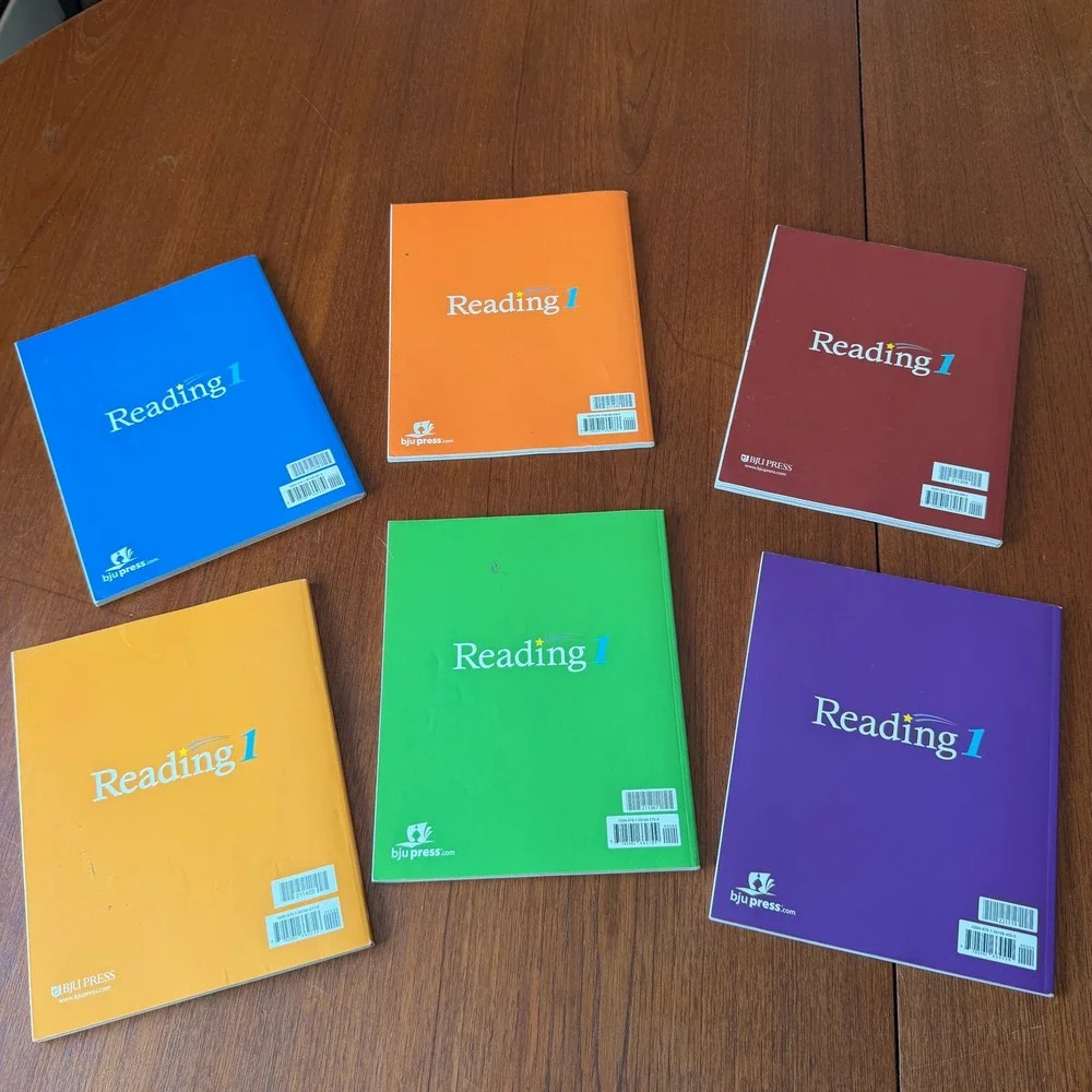 Lot of 6 BJU Press Reading Set 1A-1F Student Readers Homeschool Christian